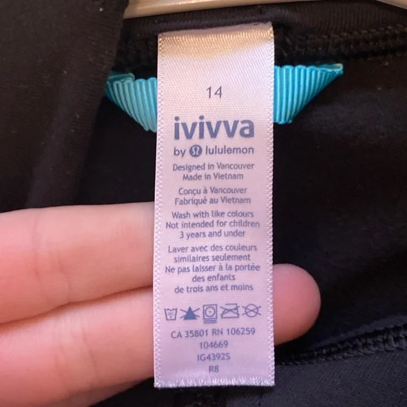 Girls Ivivva by Lululemon Zip-Up Jacket